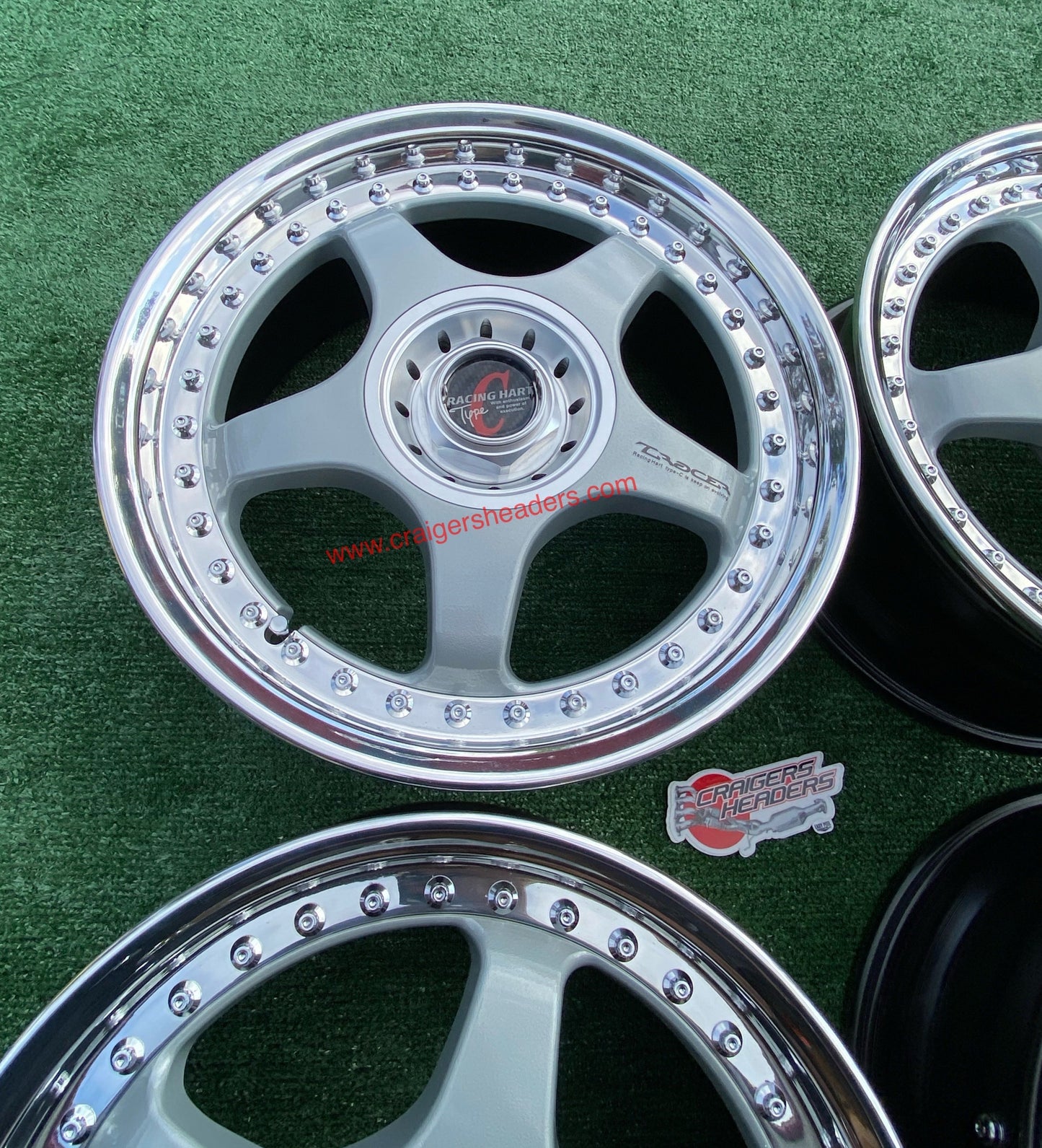 Racing Hart Tracer Type C’s - 4x100 & 5x100 - 16X7" +38 Offset