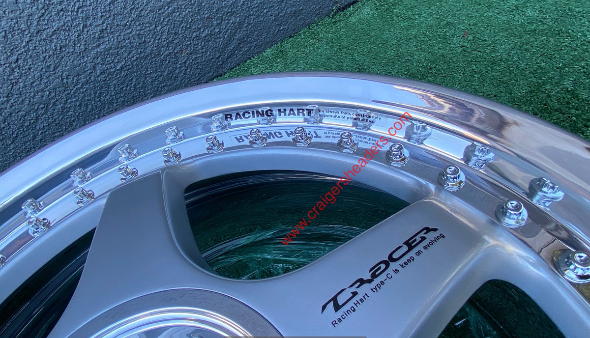 Racing Hart Tracer Type C’s - 5x100 & 4x100 - 17x7.5" +40 Offset
