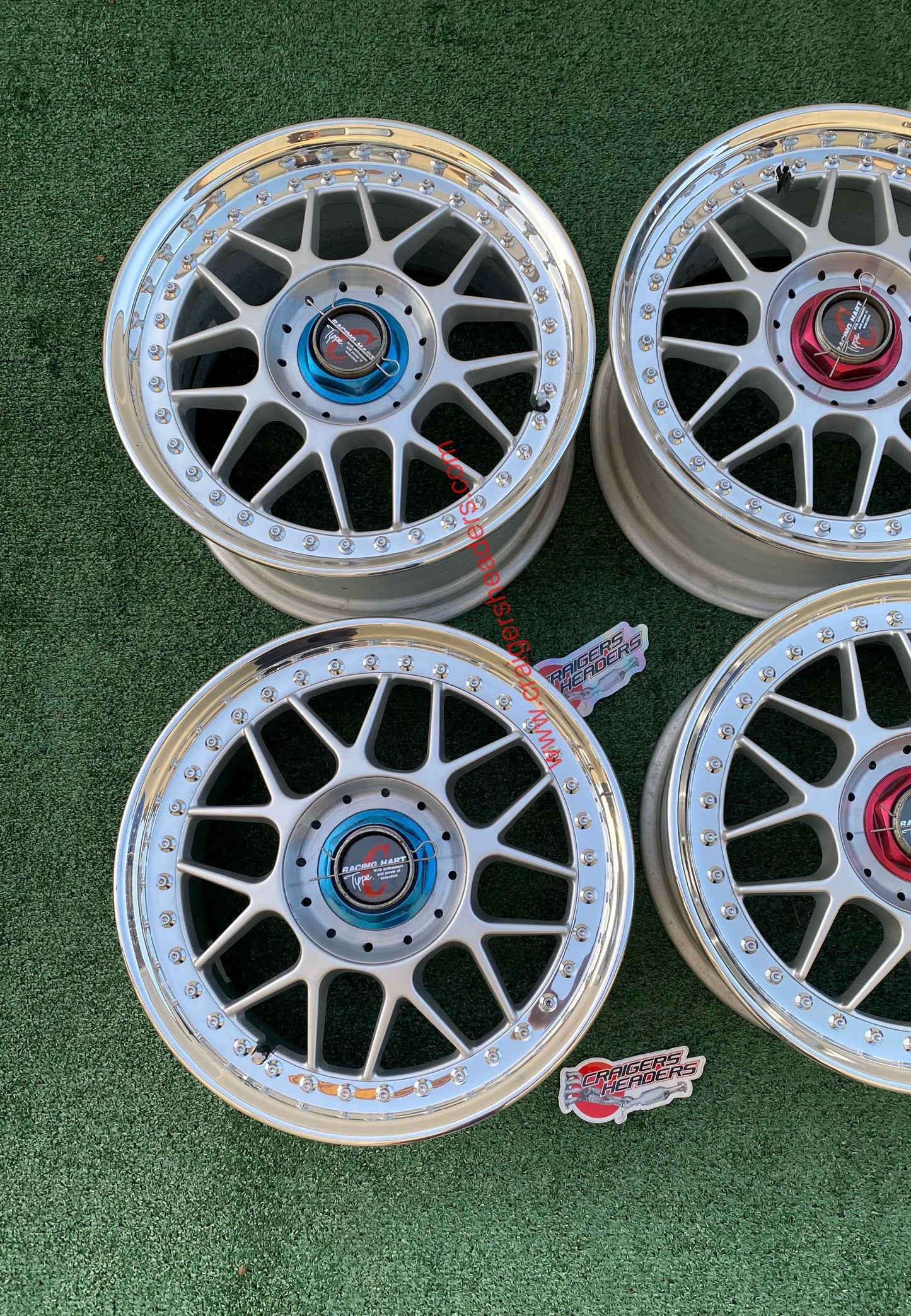 Racing Hart Type C’s - 5x114 - 16x7" and 16x8", +33 Offset