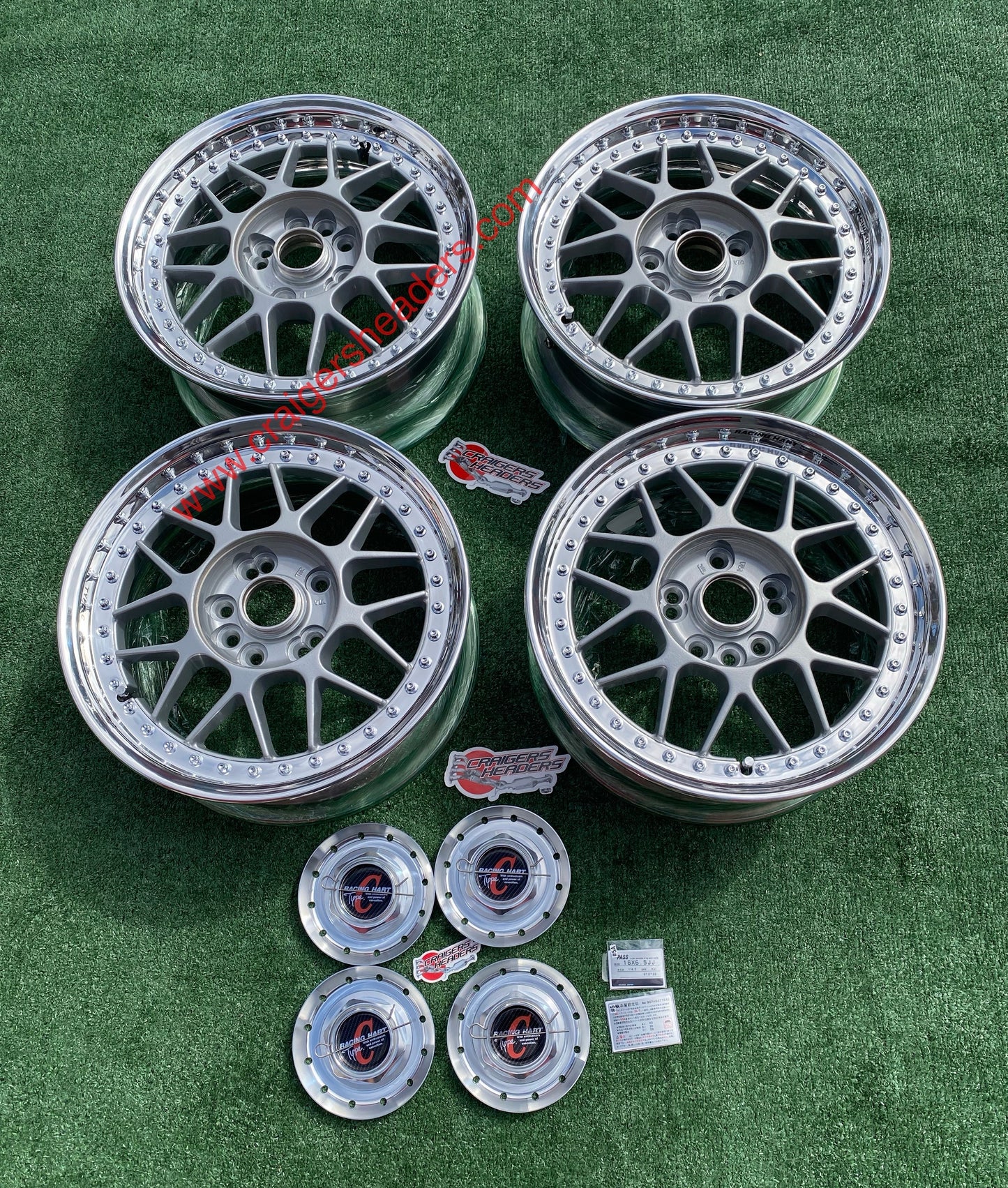 Racing Hart Type C’s - 4x114 & 5x114 - 16 x 6.5" +31 Offset