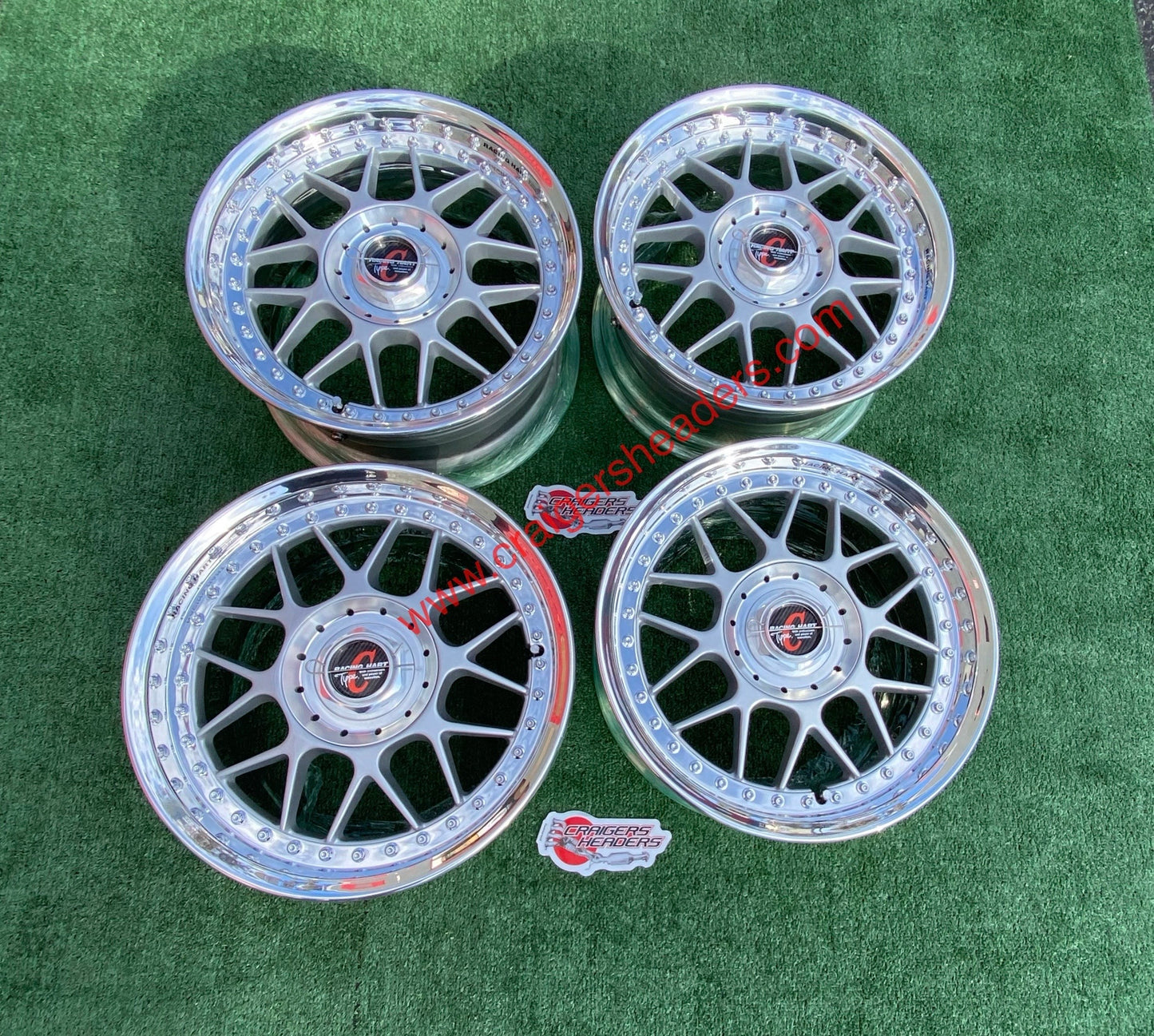 Racing Hart Type C’s - 4x114 & 5x114 - 16 x 8" +38 Offset