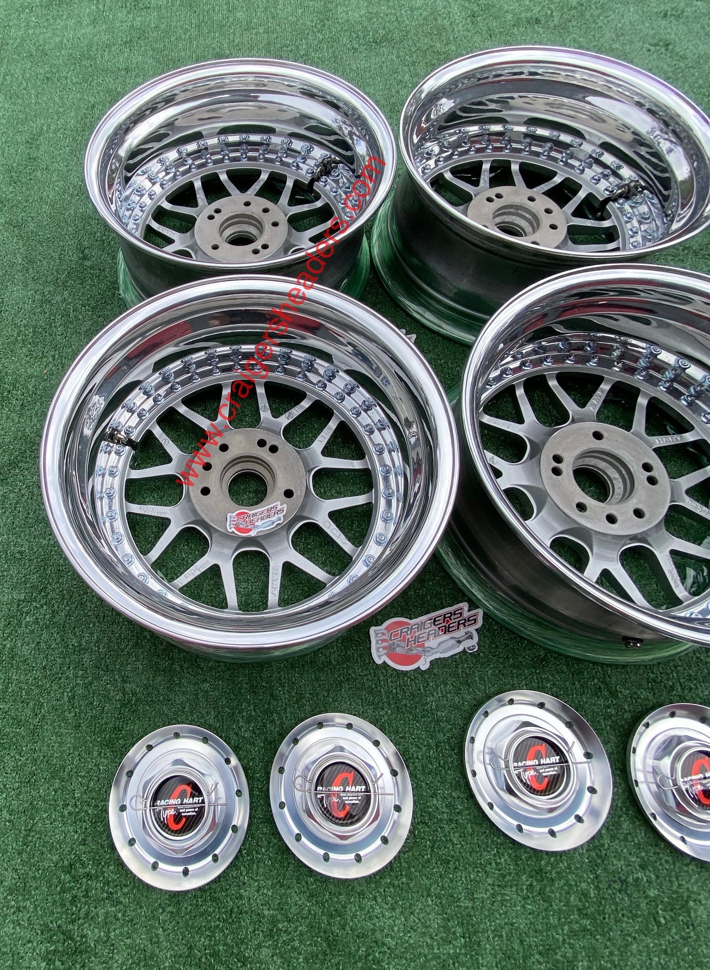 Racing Hart Type C’s - 4x114 & 5x114 - 16 x 7" +38 Offset