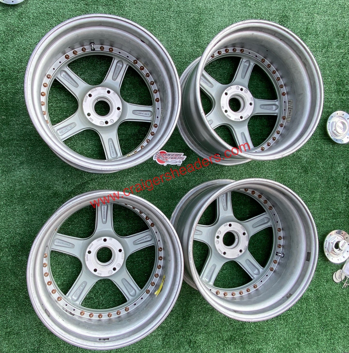 Racing Hart Type C5’s - 5x114 - 18 x 8.5” +44 Offset ~ Square Setup