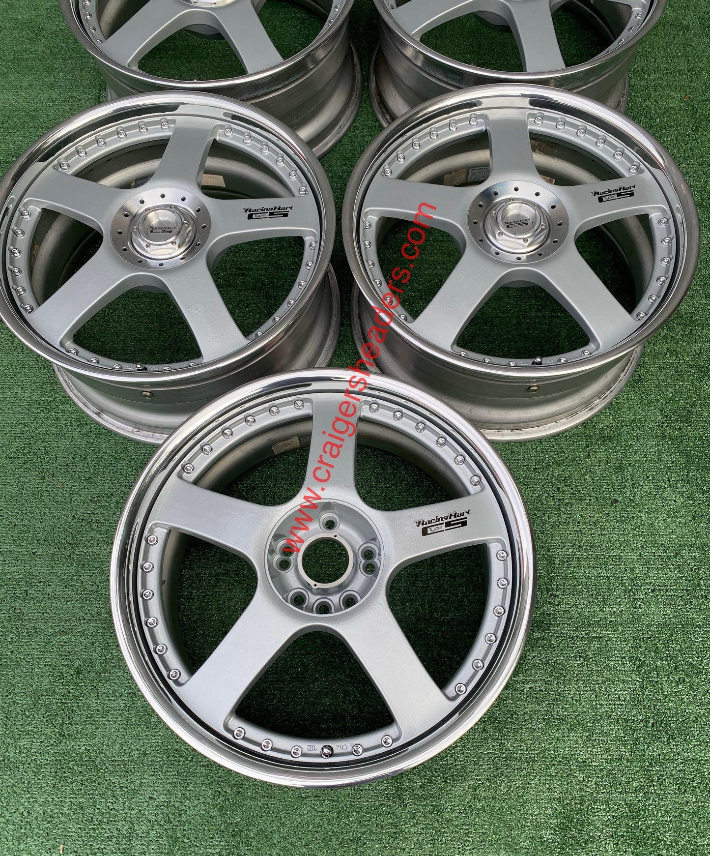 Racing Hart Type C5’s - 5x114 & 4x114 - 19 x 8.5” +45 Offset