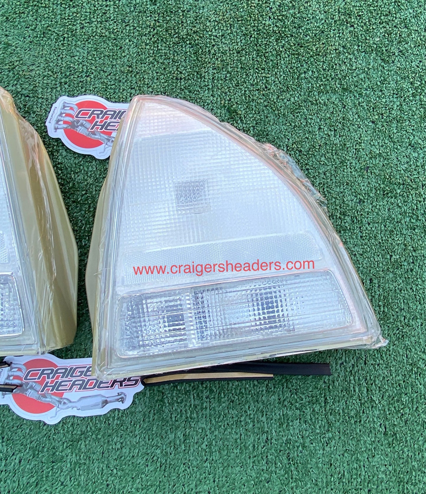Clear White Rear Tail Light Lamps For Honda Prelude 92-96