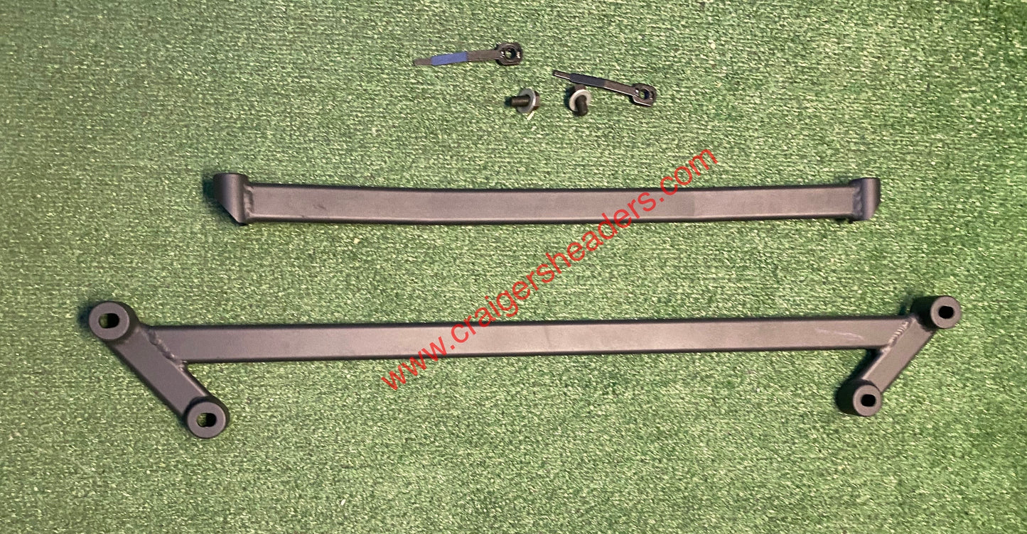Weapon R - Front 4-Point Under Brace/Lower Tie Bar (2PC Set) 2002-2006 Honda Fit