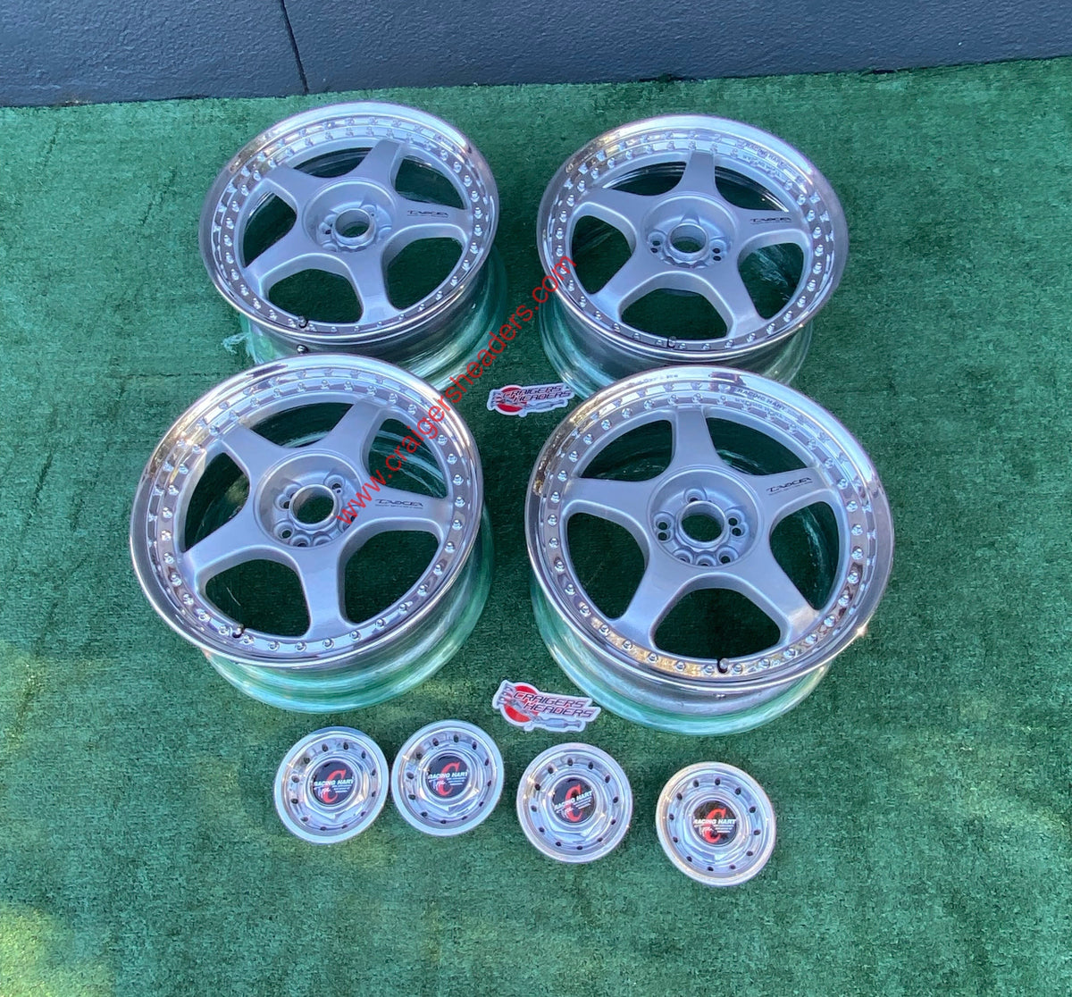 Racing Hart Tracer Type C’s - 5x100 & 4x100 - 17x7.5" +40 Offset