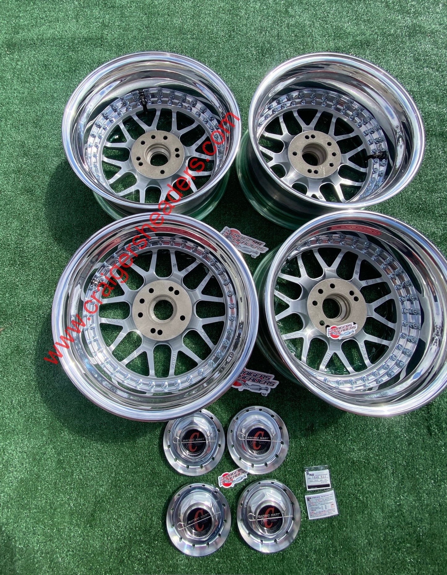 Racing Hart Type C’s - 4x114 & 5x114 - 16 x 6.5" +31 Offset