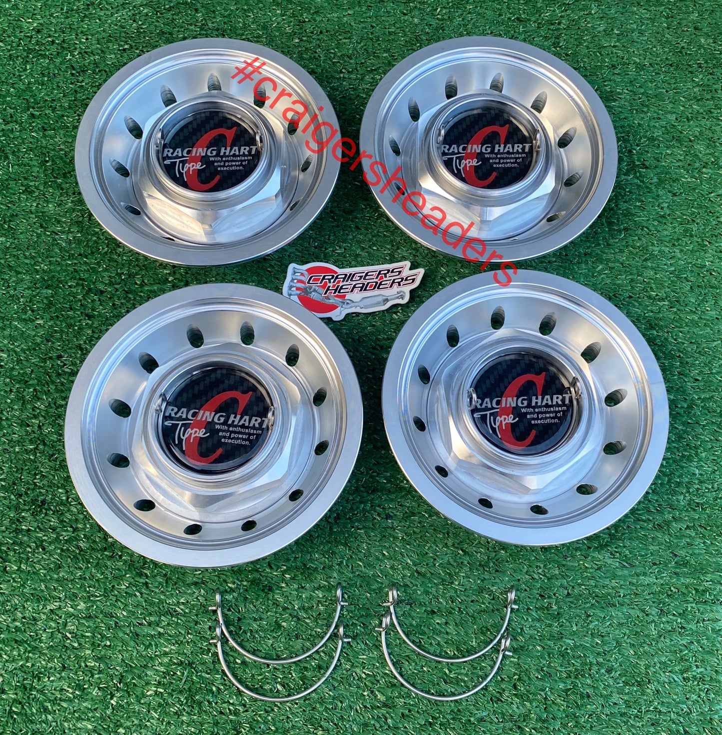 Racing Hart Type C Tracer Caps and Dishes