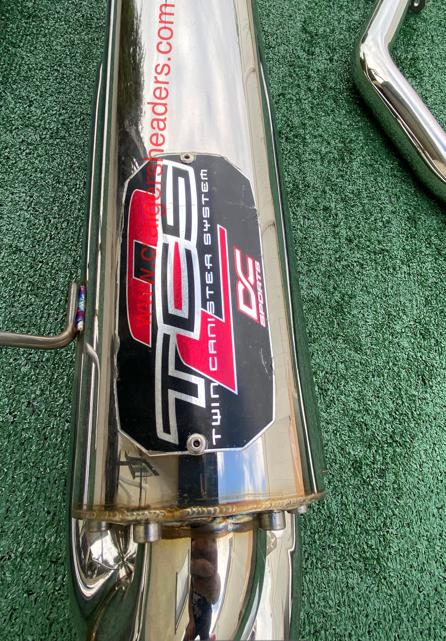 DC Sports Twin Canister Exhaust System - TCS 7021 - 99-00 Honda Civic