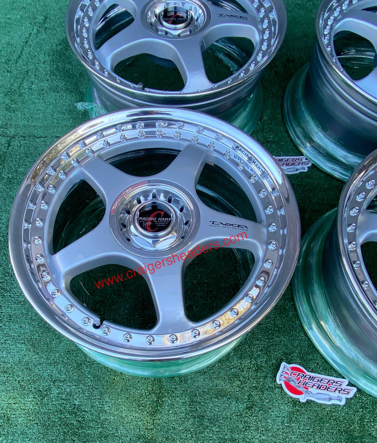 Racing Hart Tracer Type C’s - 5x100 & 4x100 - 17x7.5" +40 Offset
