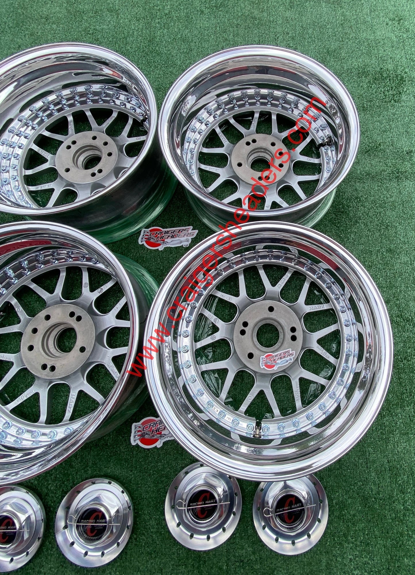 Racing Hart Type C’s - 4x114 & 5x114 - 16 x 7" +38 Offset