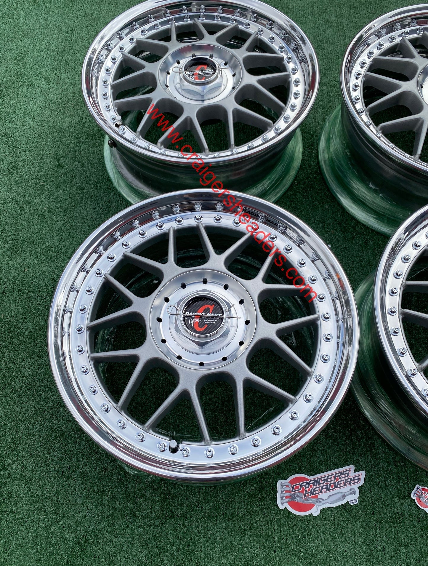 Racing Hart Type C’s - 4x114 & 5x114 - 16 x 7" +38 Offset