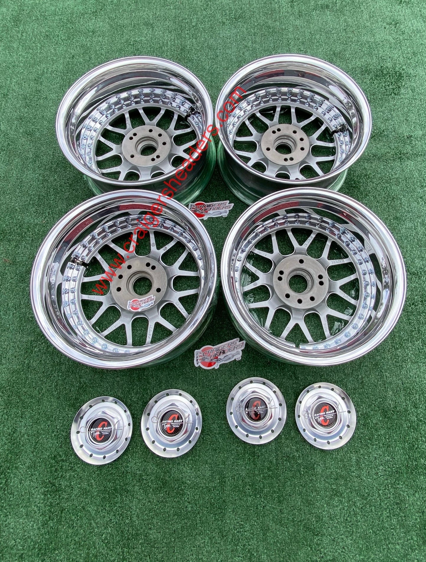 Racing Hart Type C’s - 4x114 & 5x114 - 16 x 7" +38 Offset