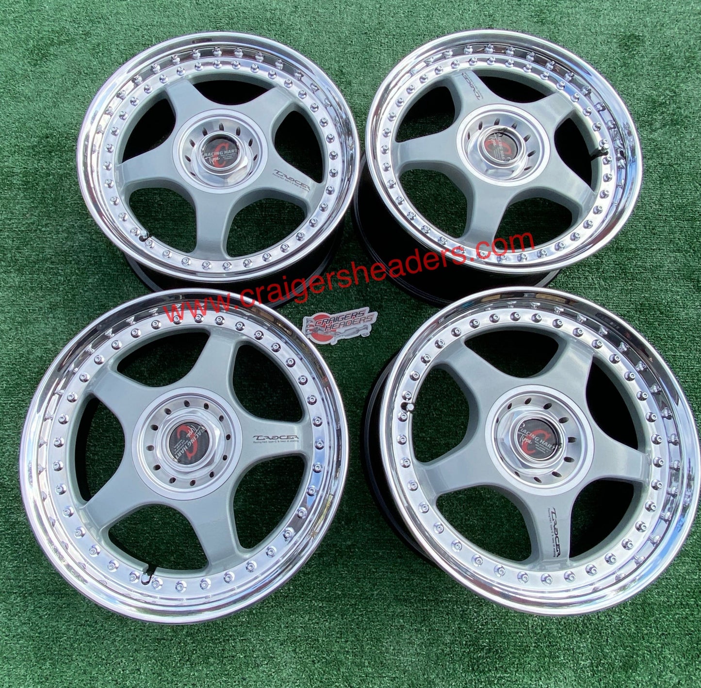 Racing Hart Tracer Type C’s - 4x100 & 5x100 - 16X7" +38 Offset