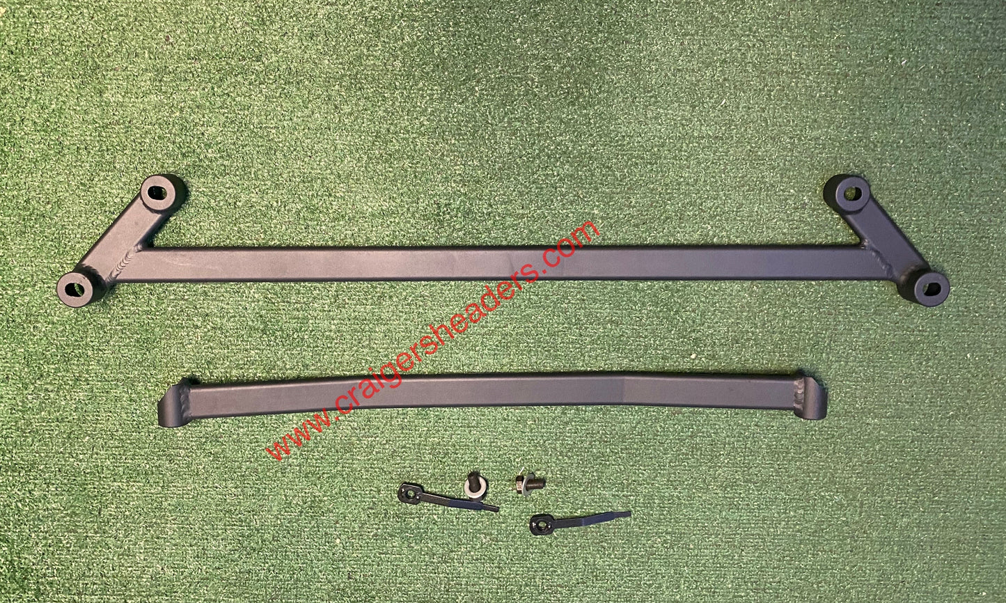 Weapon R - Front 4-Point Under Brace/Lower Tie Bar (2PC Set) 2002-2006 Honda Fit