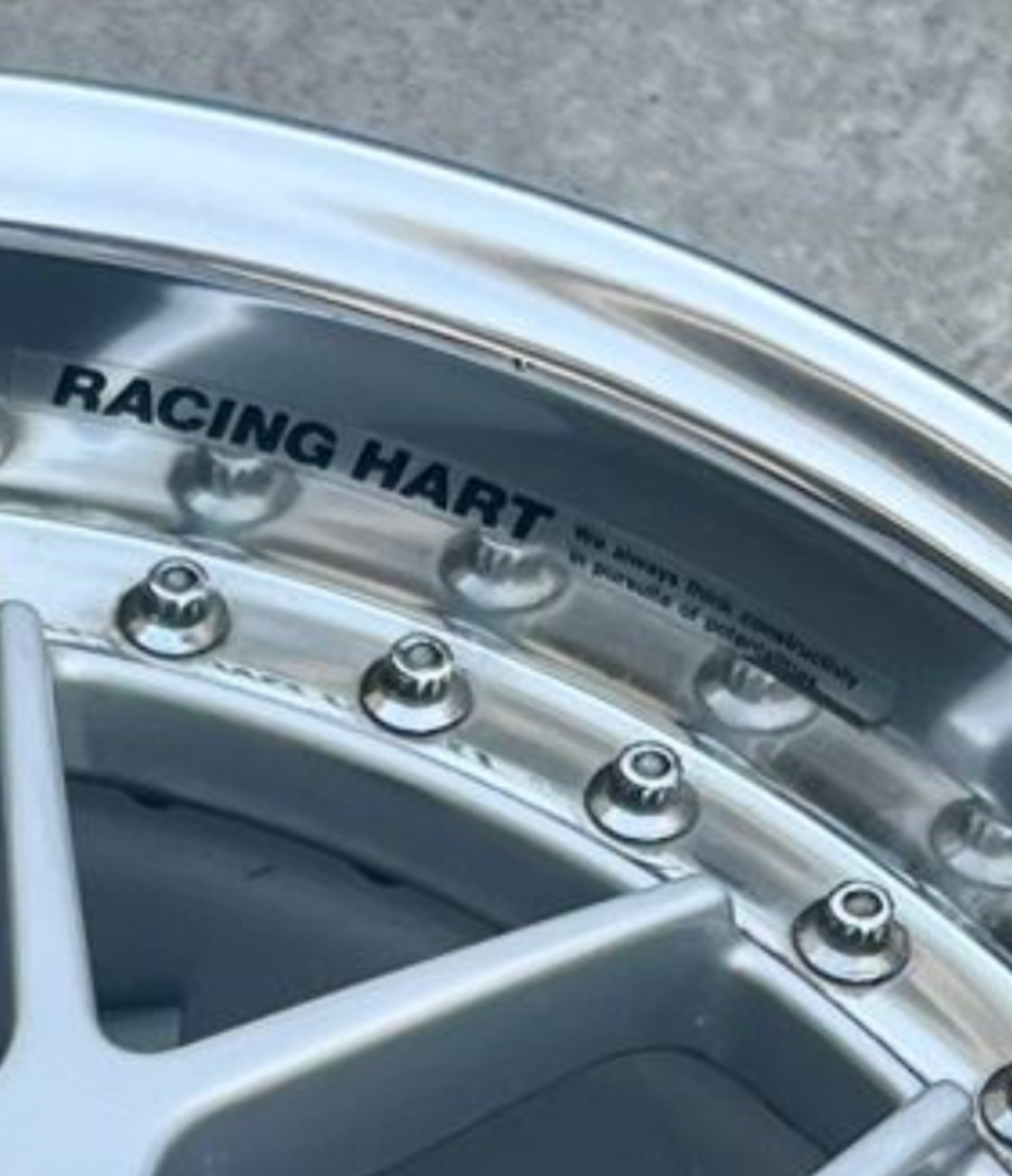 Racing Hart Type C Lip Replacement Stickers. Racing Hart Type C Tracers and Type C's.