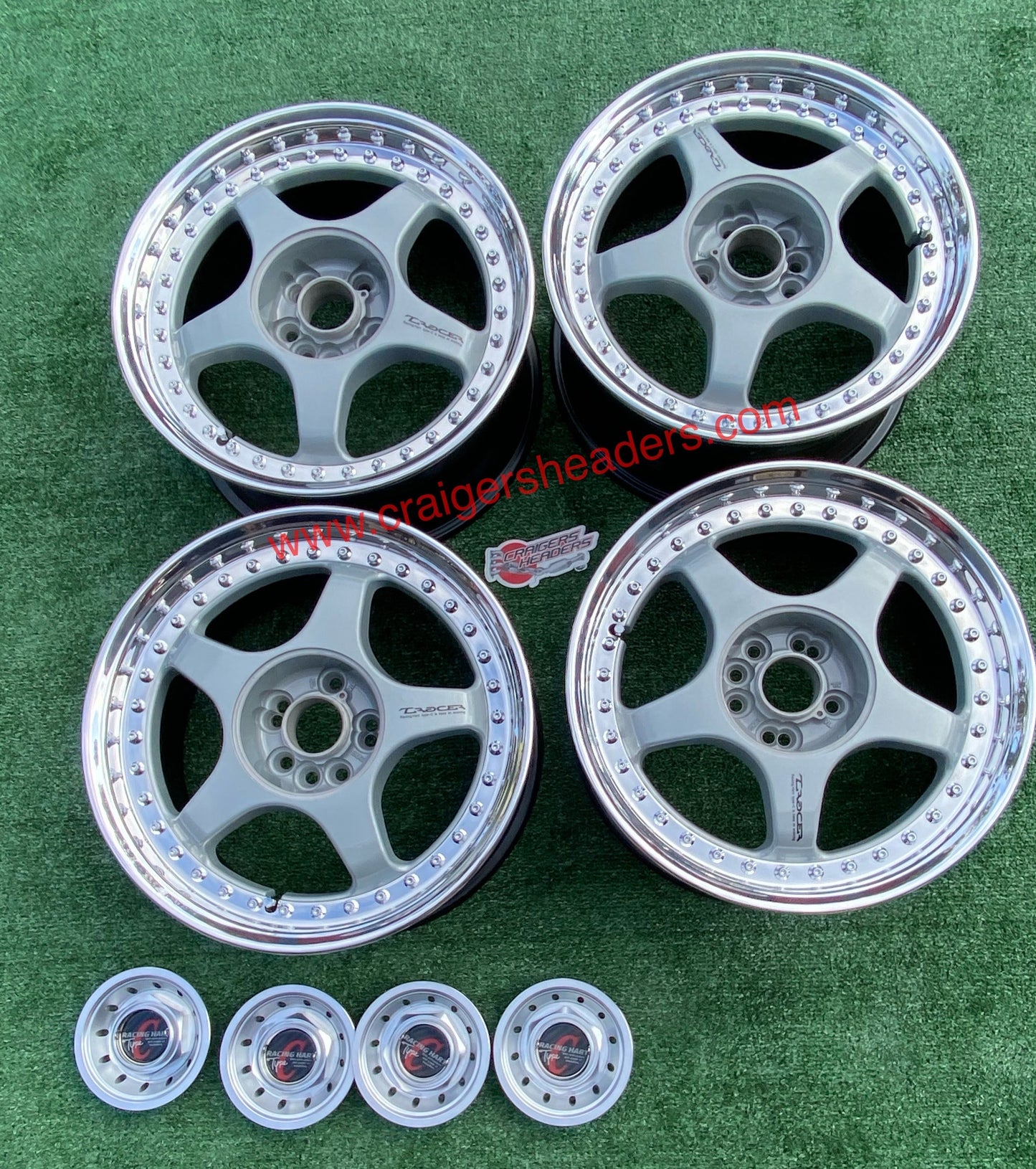 Racing Hart Tracer Type C’s - 4x100 & 5x100 - 16X7" +38 Offset