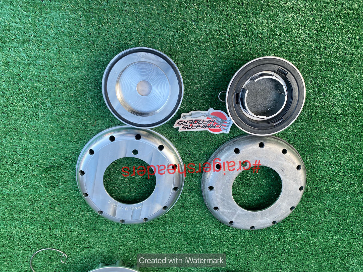 Racing Hart Type C Caps and Dishes