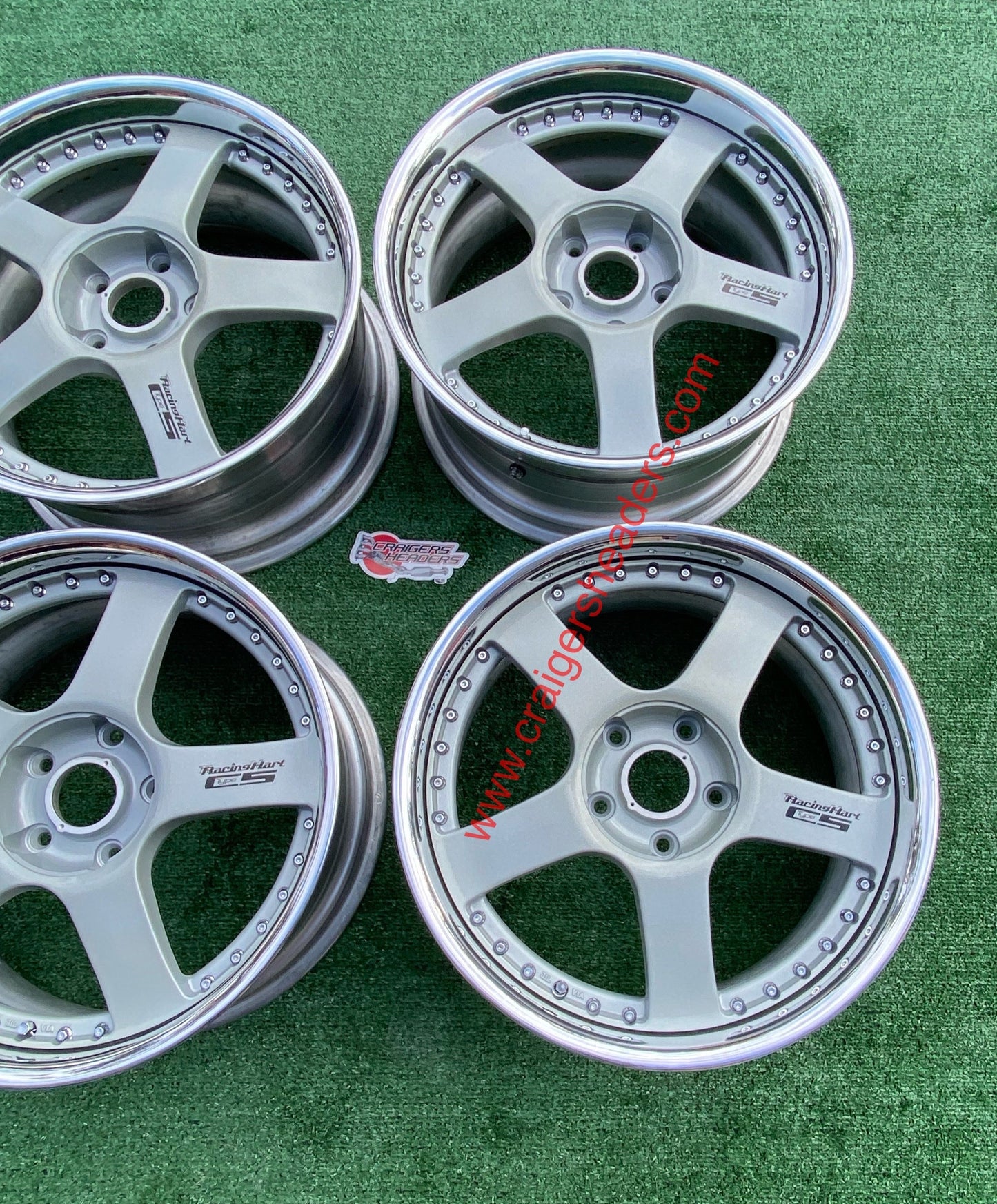 Racing Hart Type C5’s - 5x114 - 18 x 8.5” +44 Offset ~ Square Setup