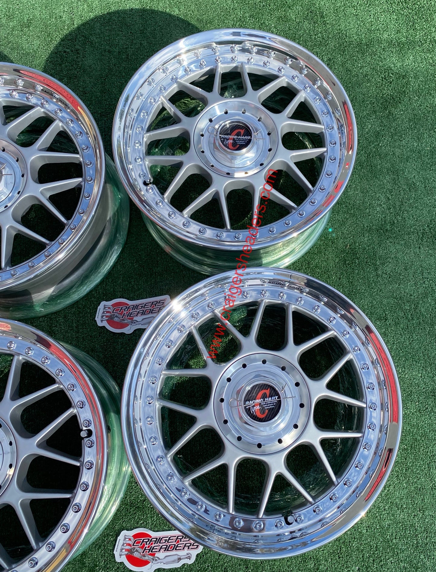 Racing Hart Type C’s - 4x114 & 5x114 - 16 x 8" +38 Offset
