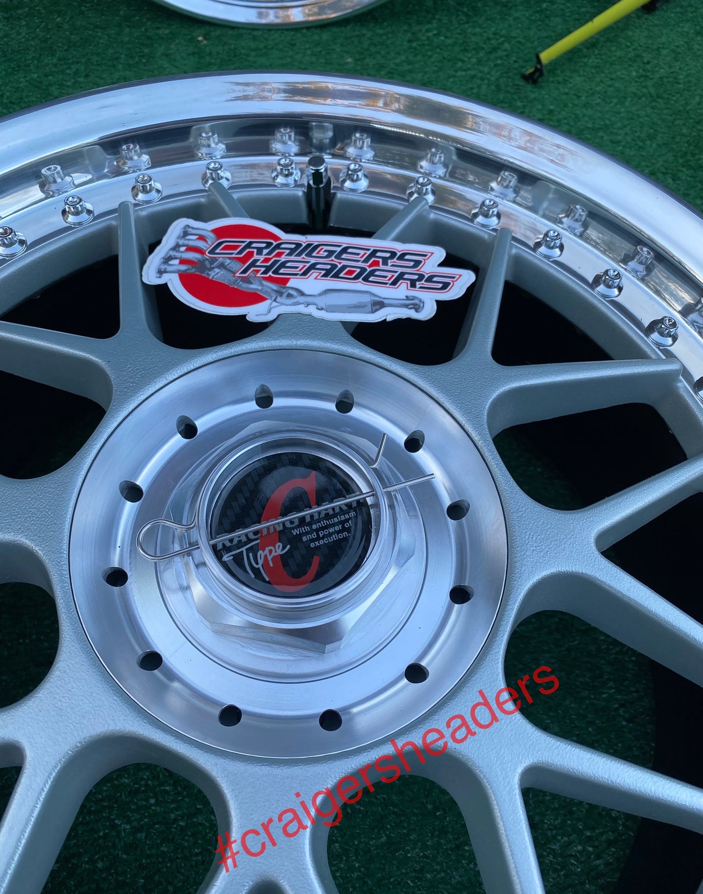 Racing Hart Type C Caps and Dishes
