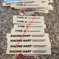 Racing Hart Type C Lip Replacement Stickers. Racing Hart Type C Tracers and Type C's.