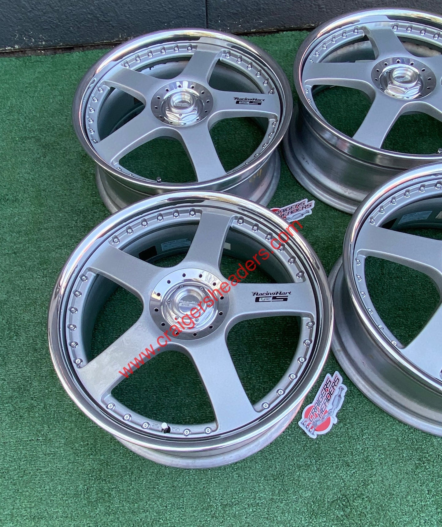 Racing Hart Type C5’s - 5x114 & 4x114 - 19 x 8” +50 Offset