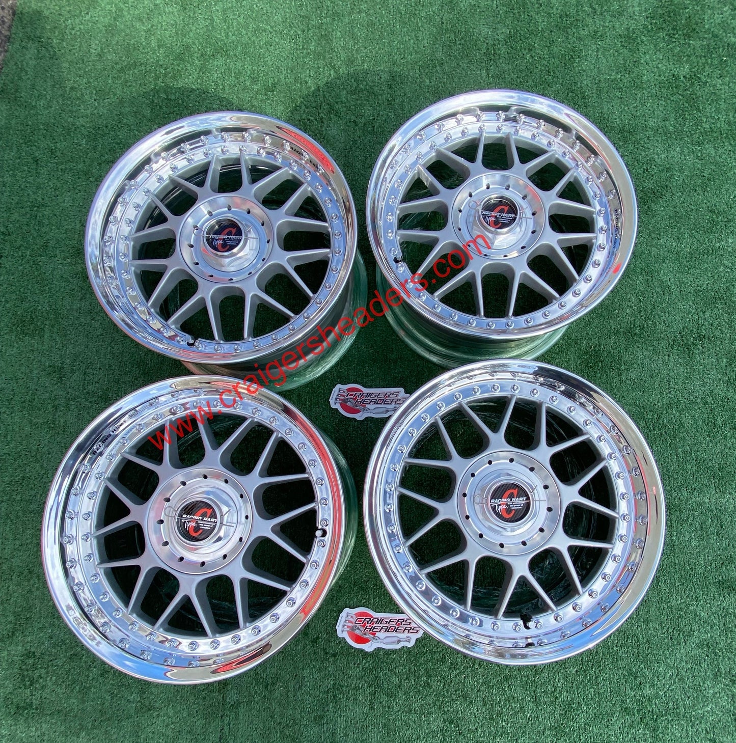 Racing Hart Type C’s - 4x114 & 5x114 - 16 x 8" +38 Offset
