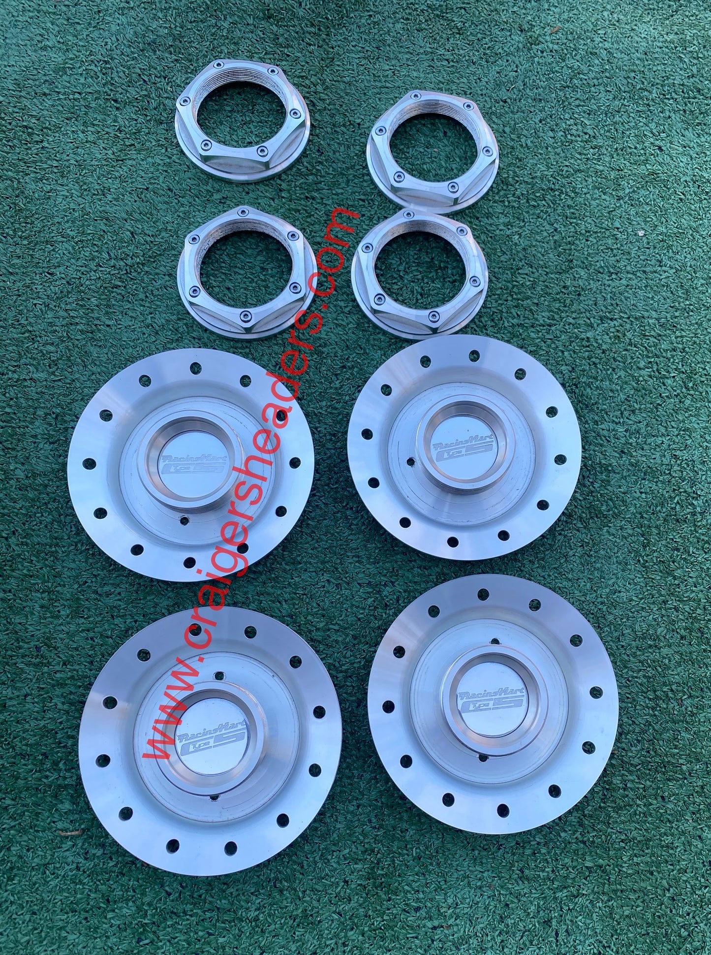 Original Racing Hart C5 Caps and Dishes