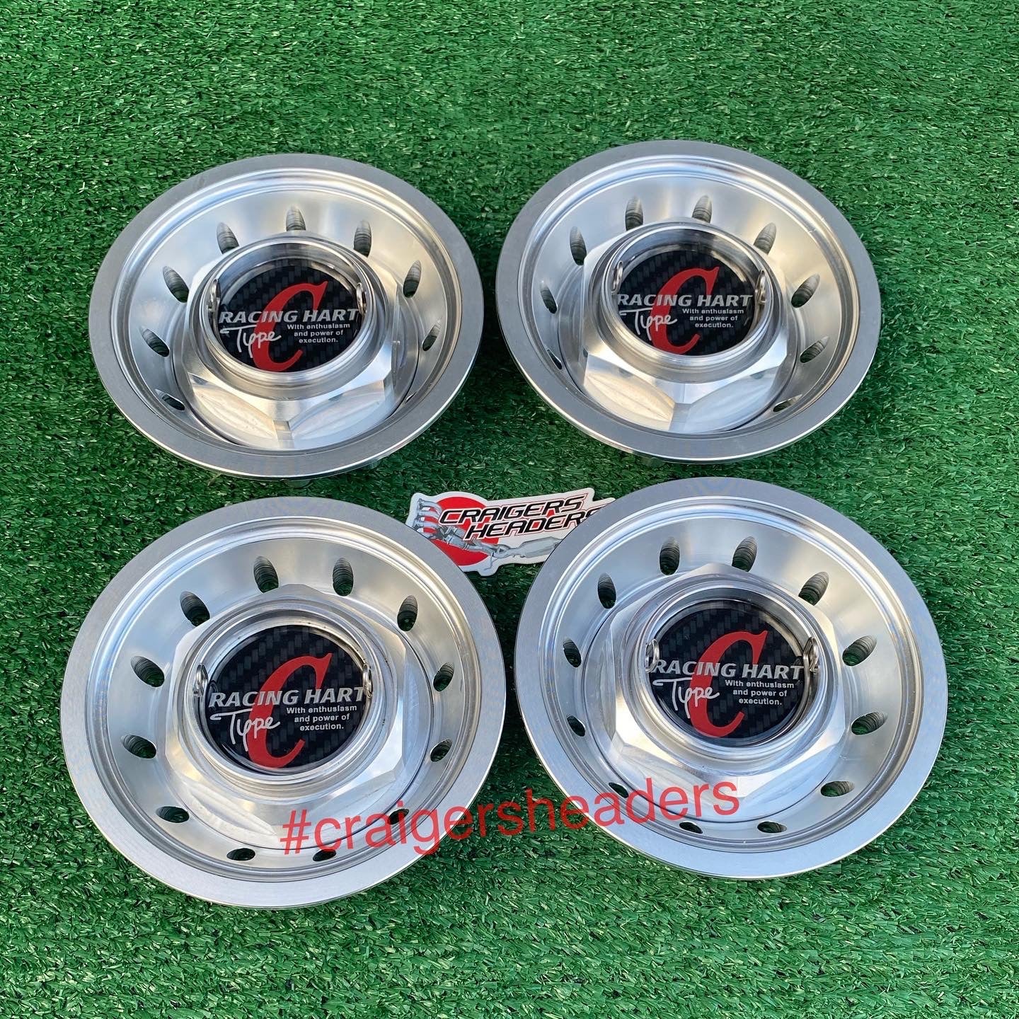 Racing Hart Type C Tracer Caps and Dishes