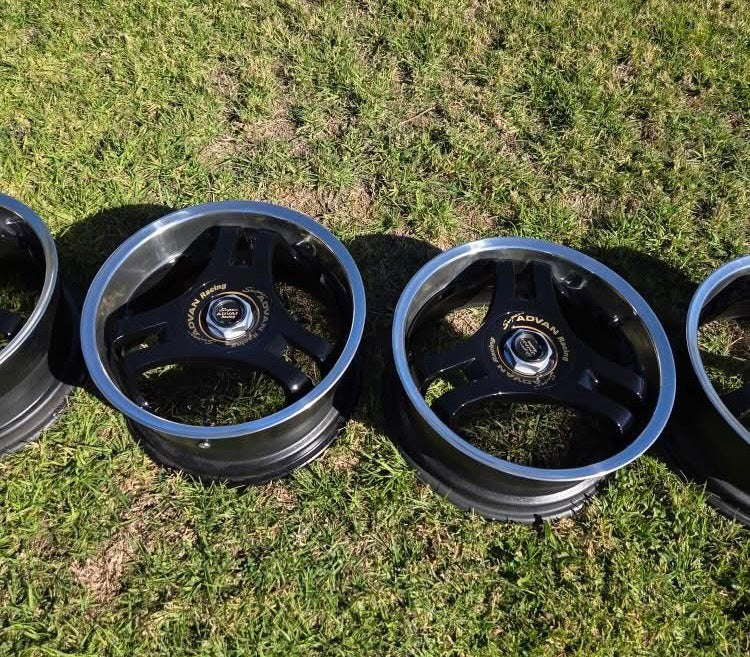 Yokohama Super ADVAN Racing SA3R Black 16x7 & 16x8", 4x100 Lug Pattern