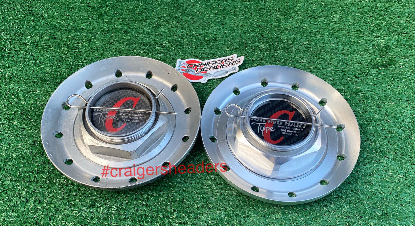 Racing Hart Type C Caps and Dishes