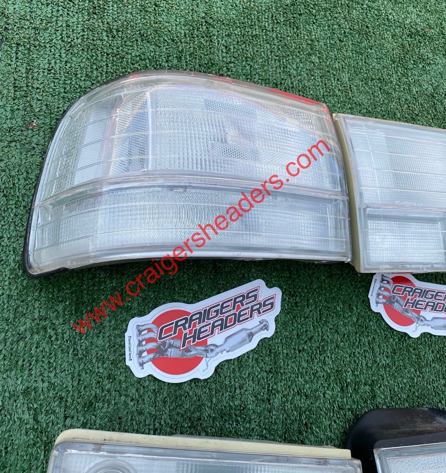 Clear White Rear Tail Light Lamp For Honda Accord Sedan 92-93