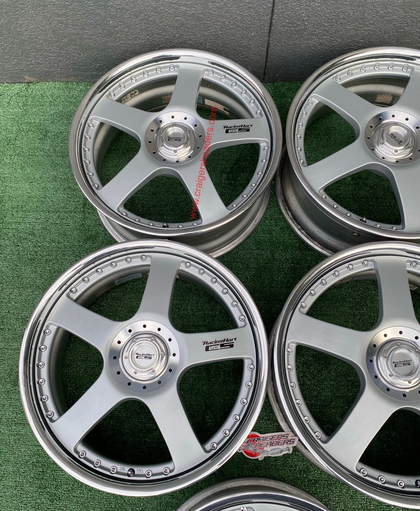 Racing Hart Type C5’s - 5x114 & 4x114 - 19 x 8.5” +45 Offset