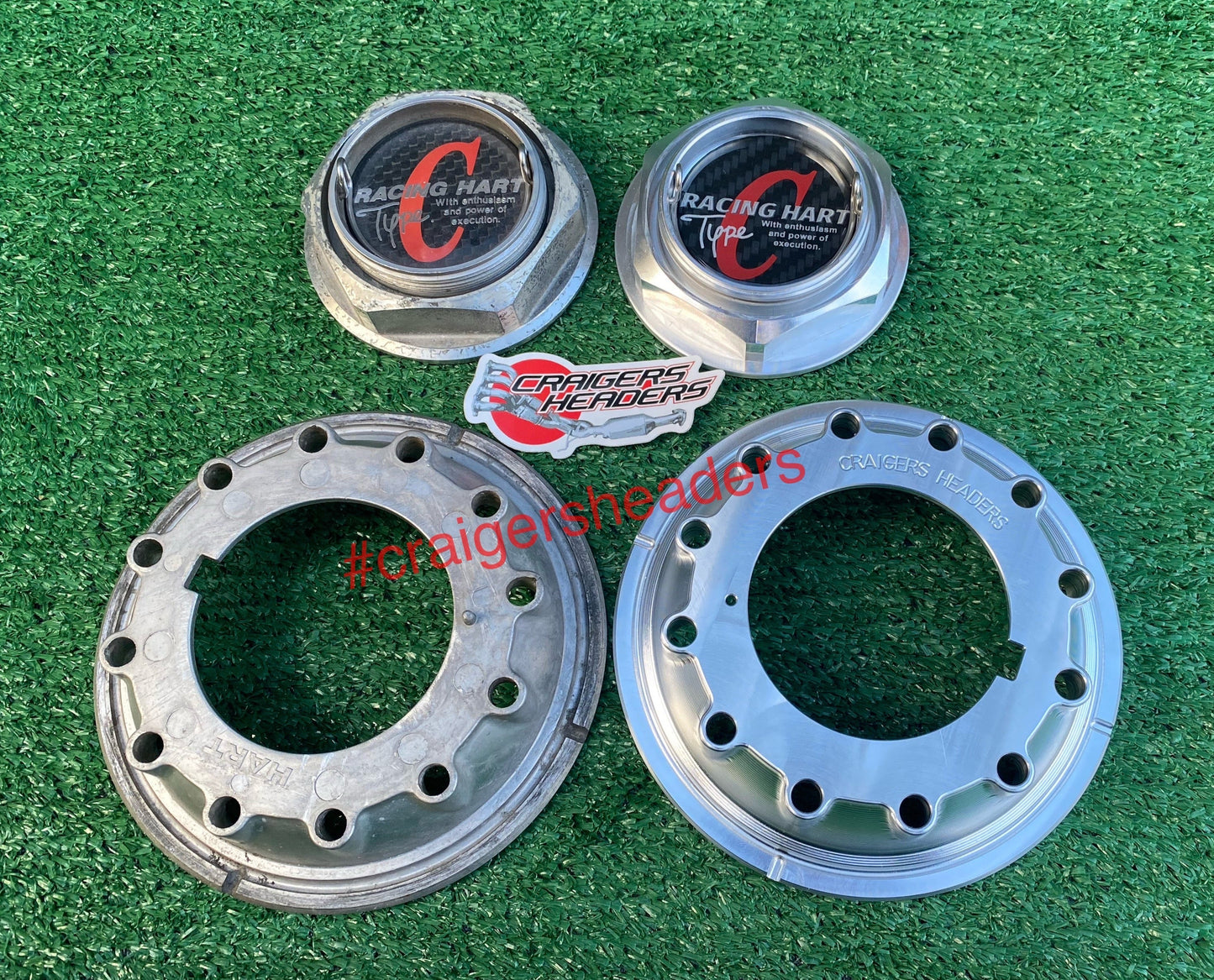 Racing Hart Type C Tracer Caps and Dishes