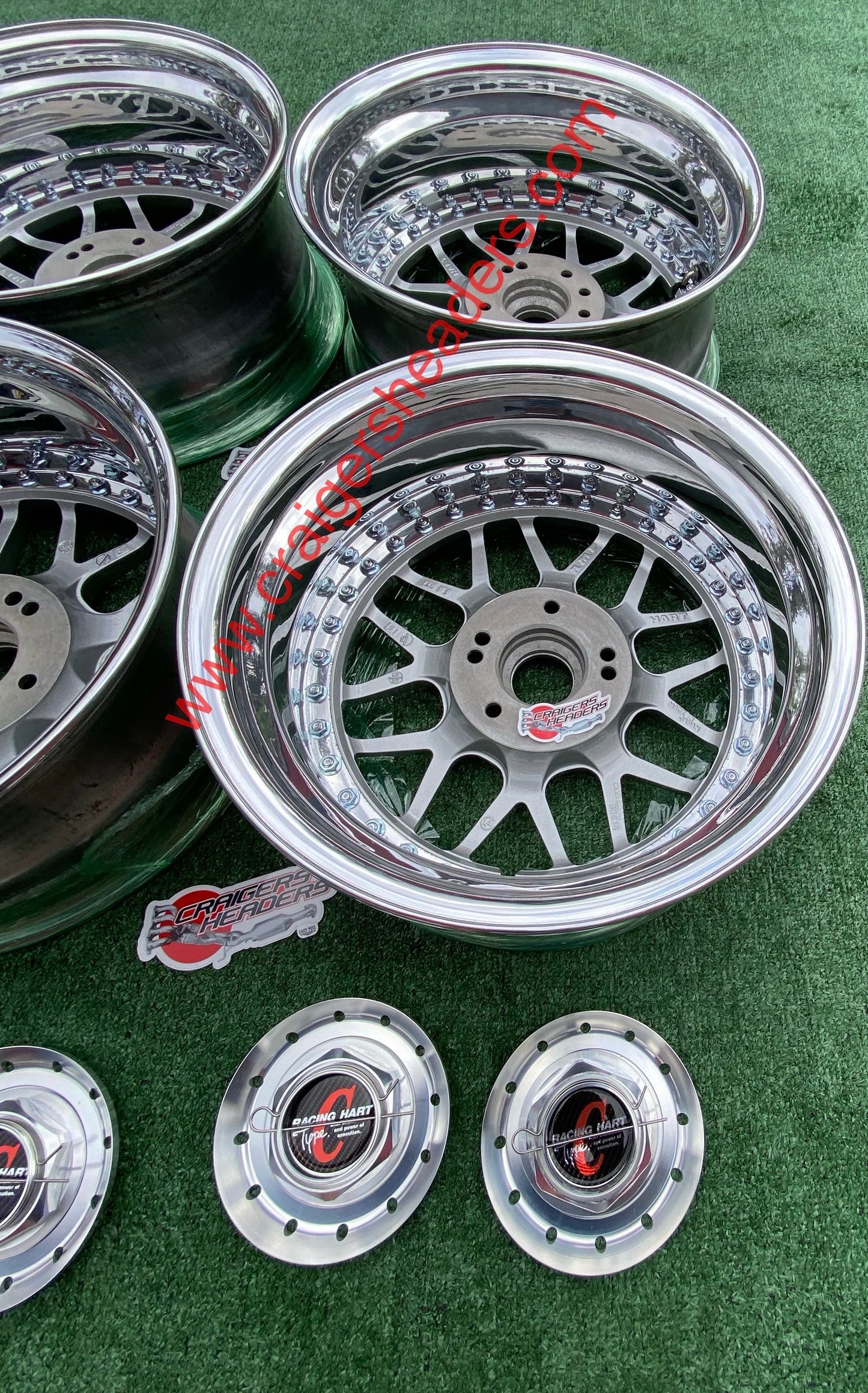 Racing Hart Type C’s - 4x114 & 5x114 - 16 x 7" +38 Offset