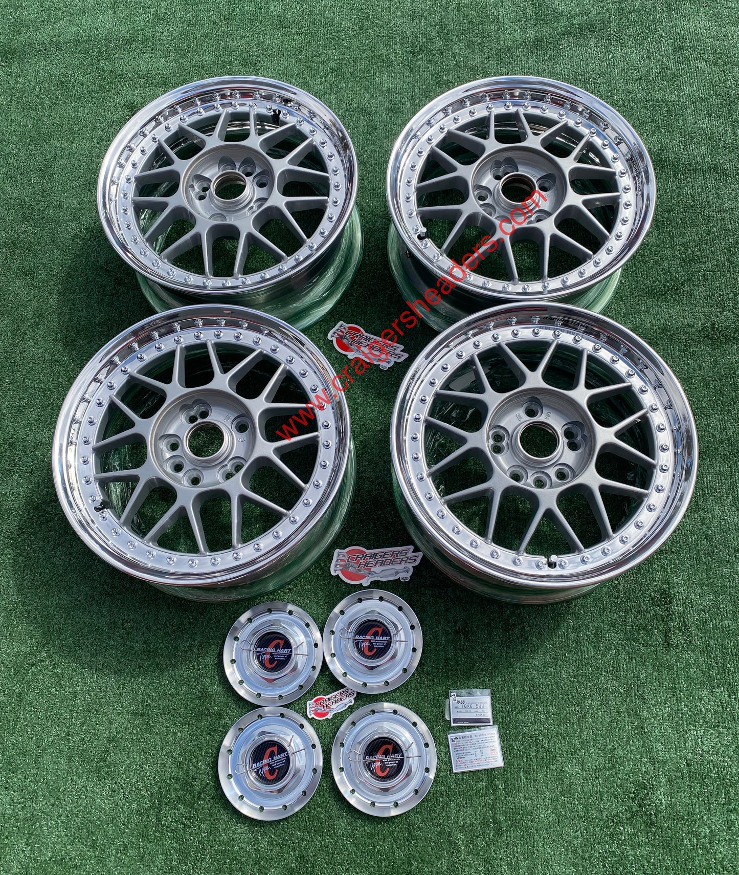 Racing Hart Type C’s - 4x114 & 5x114 - 16 x 6.5" +31 Offset