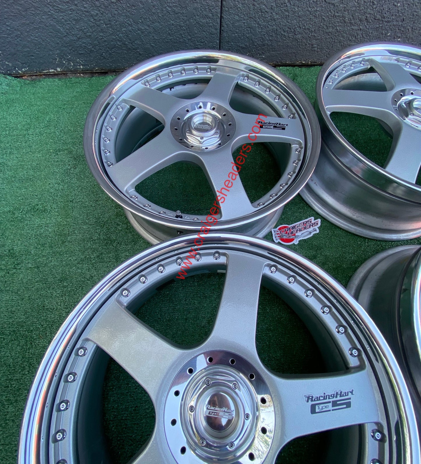 Racing Hart Type C5’s - 5x114 & 4x114 - 19 x 8” +50 Offset