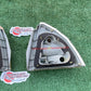 Clear White Rear Tail Light Lamps For Honda Prelude 92-96