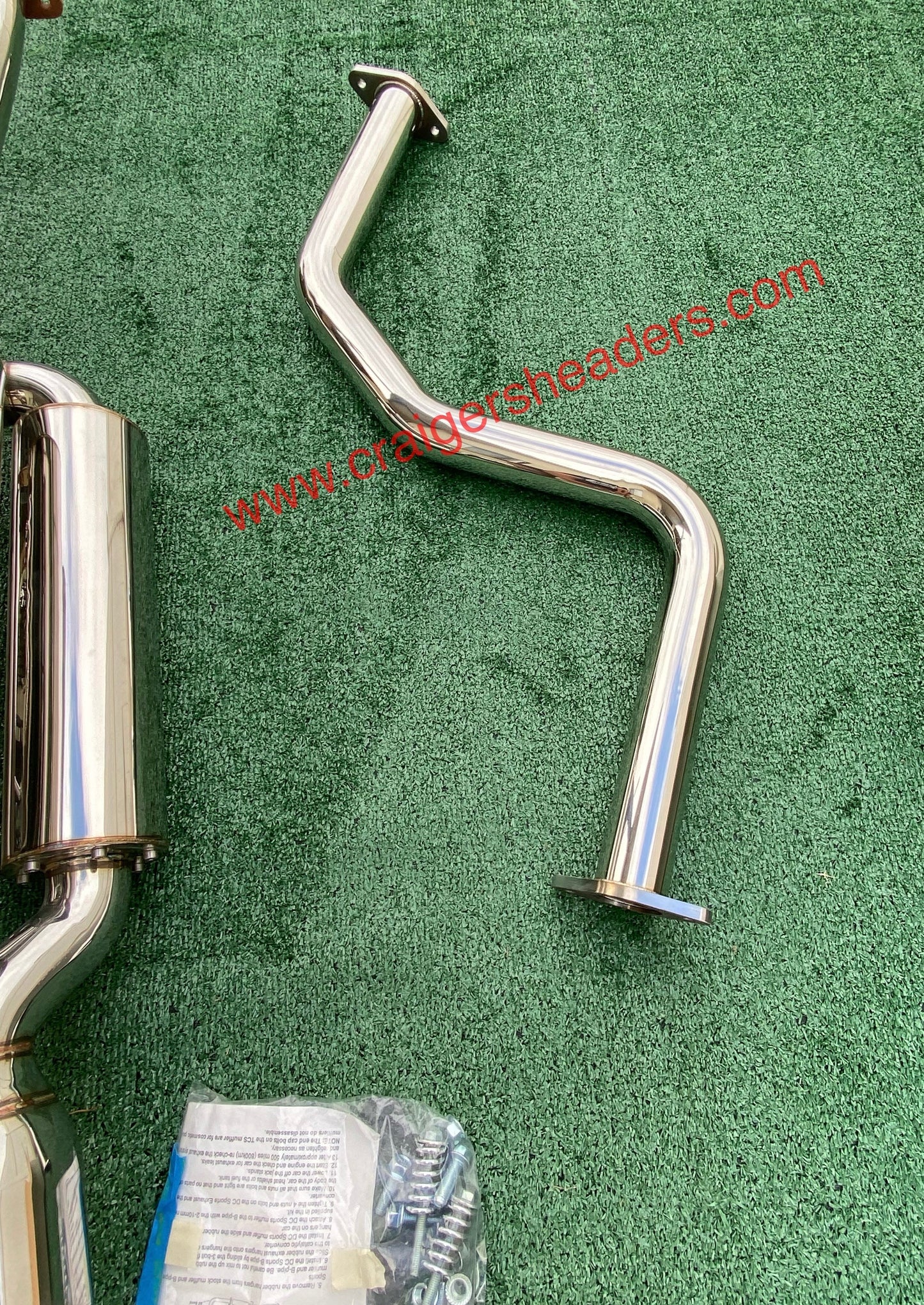 DC Sports Twin Canister Exhaust System - TCS 7021 - 99-00 Honda Civic