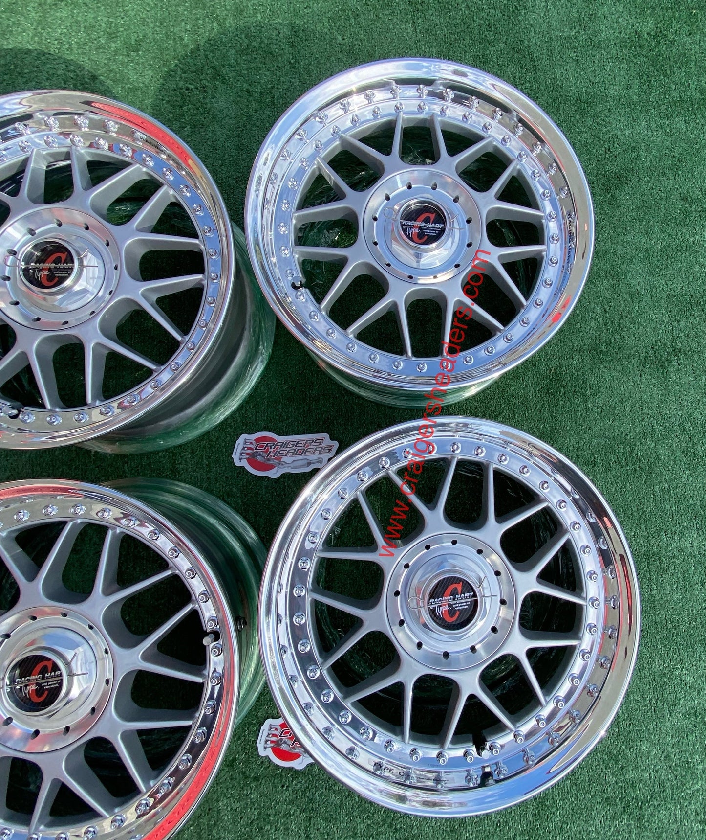 Racing Hart Type C’s - 4x114 & 5x114 - 16 x 8" +38 Offset