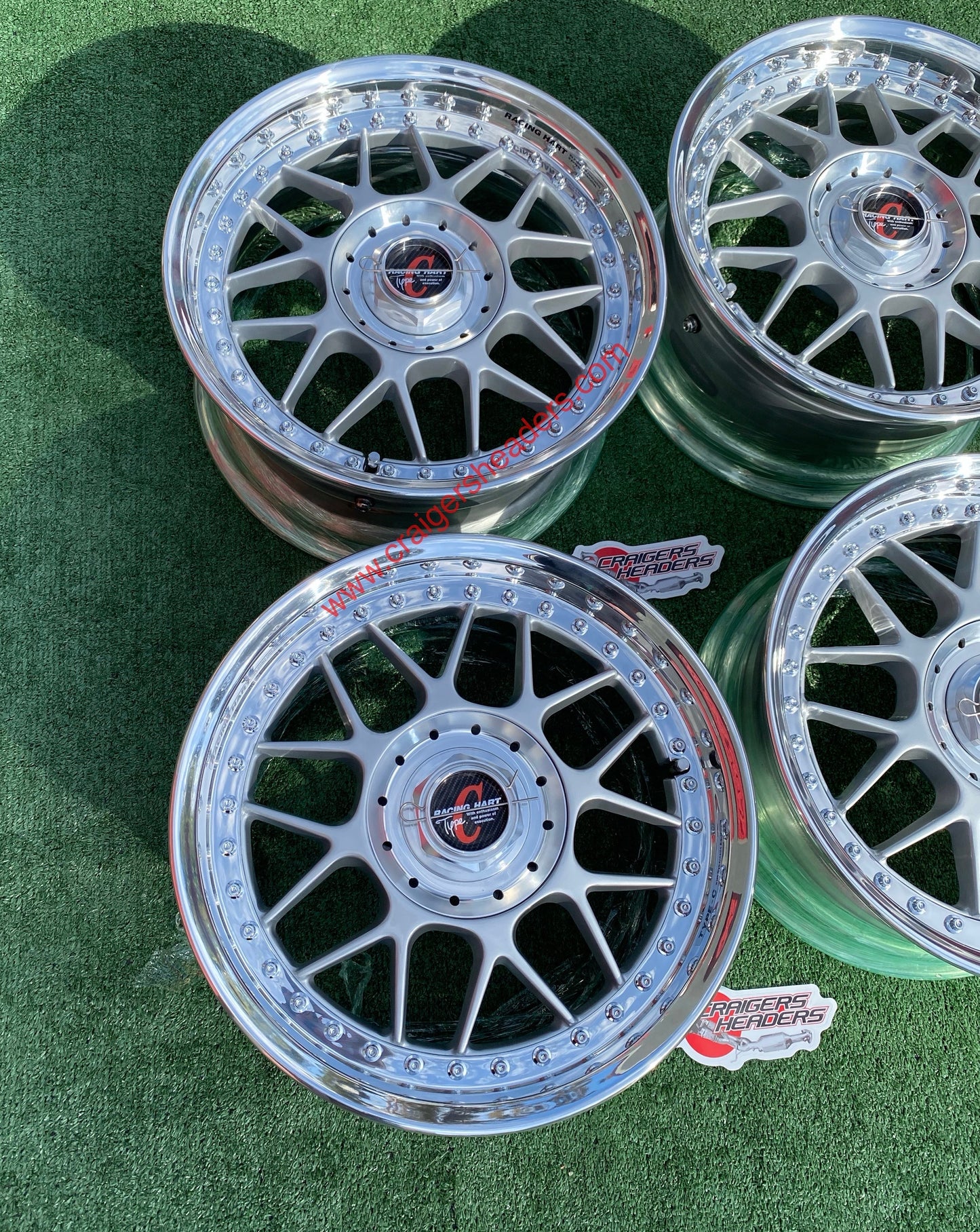 Racing Hart Type C’s - 4x114 & 5x114 - 16 x 8" +38 Offset