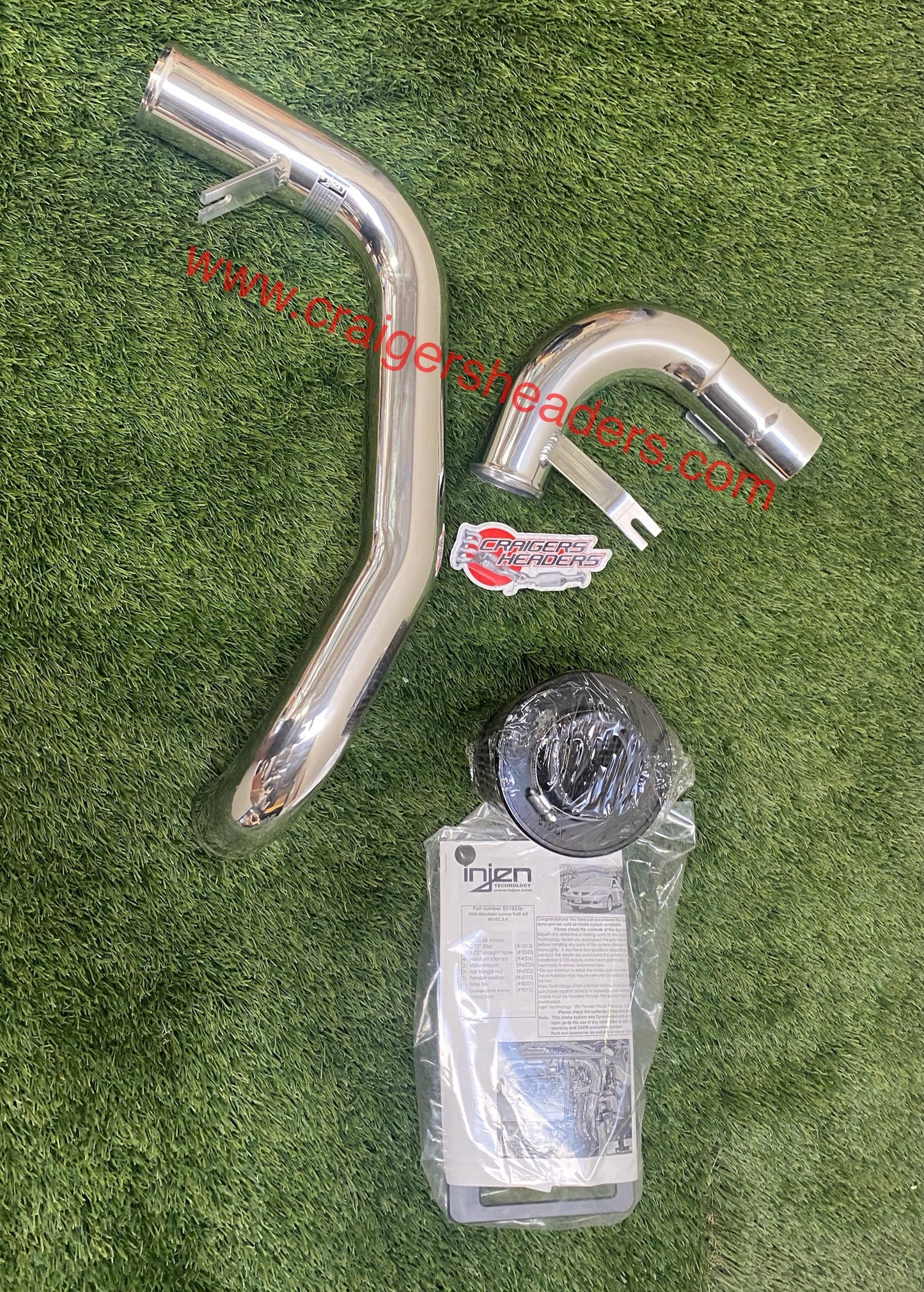 Injen RD Cold Air Intake System 2004-2006 Mitsubishi Lancer Ralliart I4-2.4L (Polished) - RD1833P