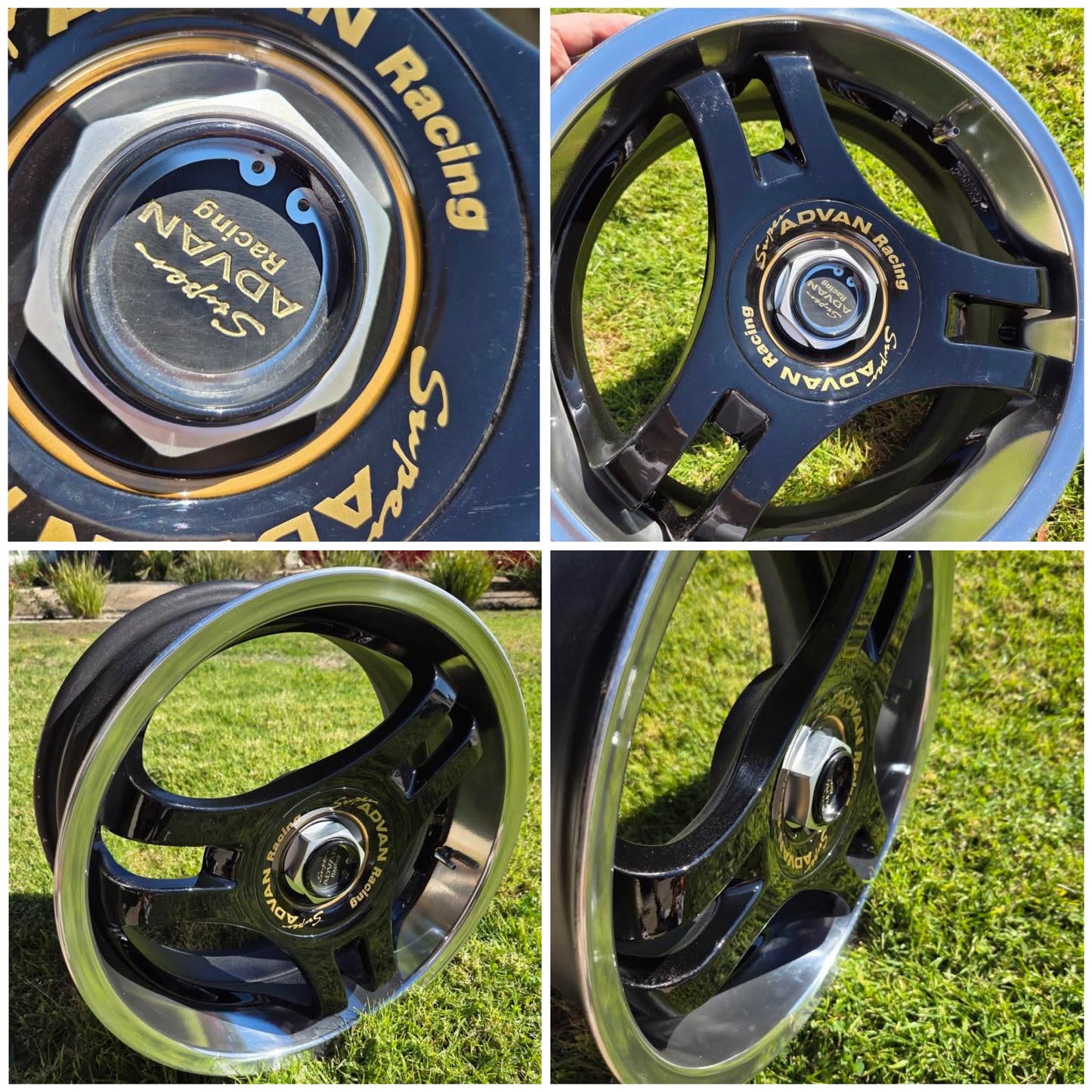 Yokohama Super ADVAN Racing SA3R Black 16x7 & 16x8", 4x100 Lug Pattern