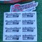 Racing Hart C5 Spoke Replacement Stickers