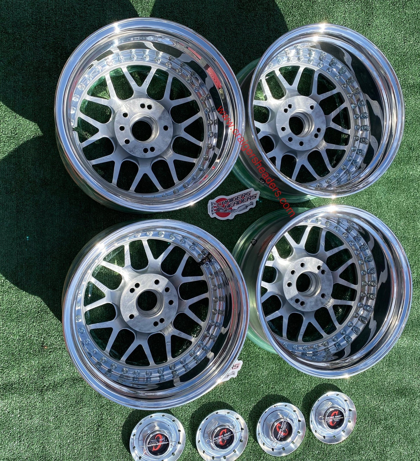 Racing Hart Type C’s - 4x114 & 5x114 - 16 x 8" +38 Offset