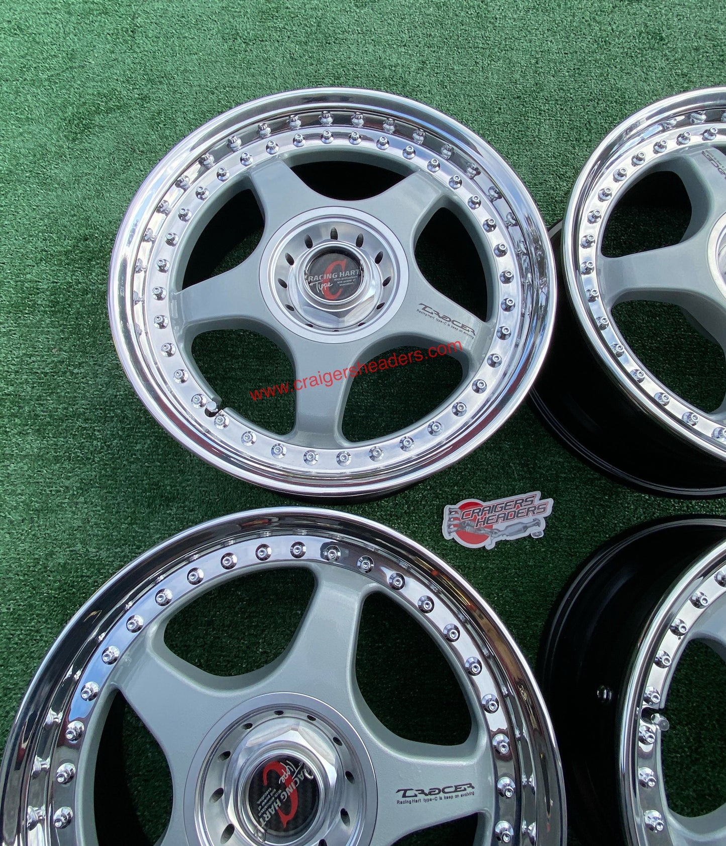 Racing Hart Tracer Type C’s - 4x100 & 5x100 - 16X7" +38 Offset