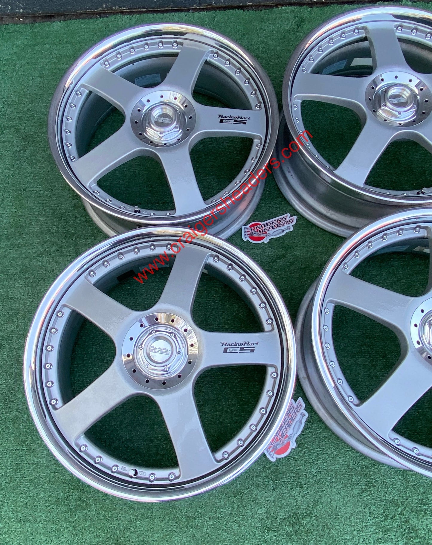 Racing Hart Type C5’s - 5x114 & 4x114 - 19 x 8” +50 Offset