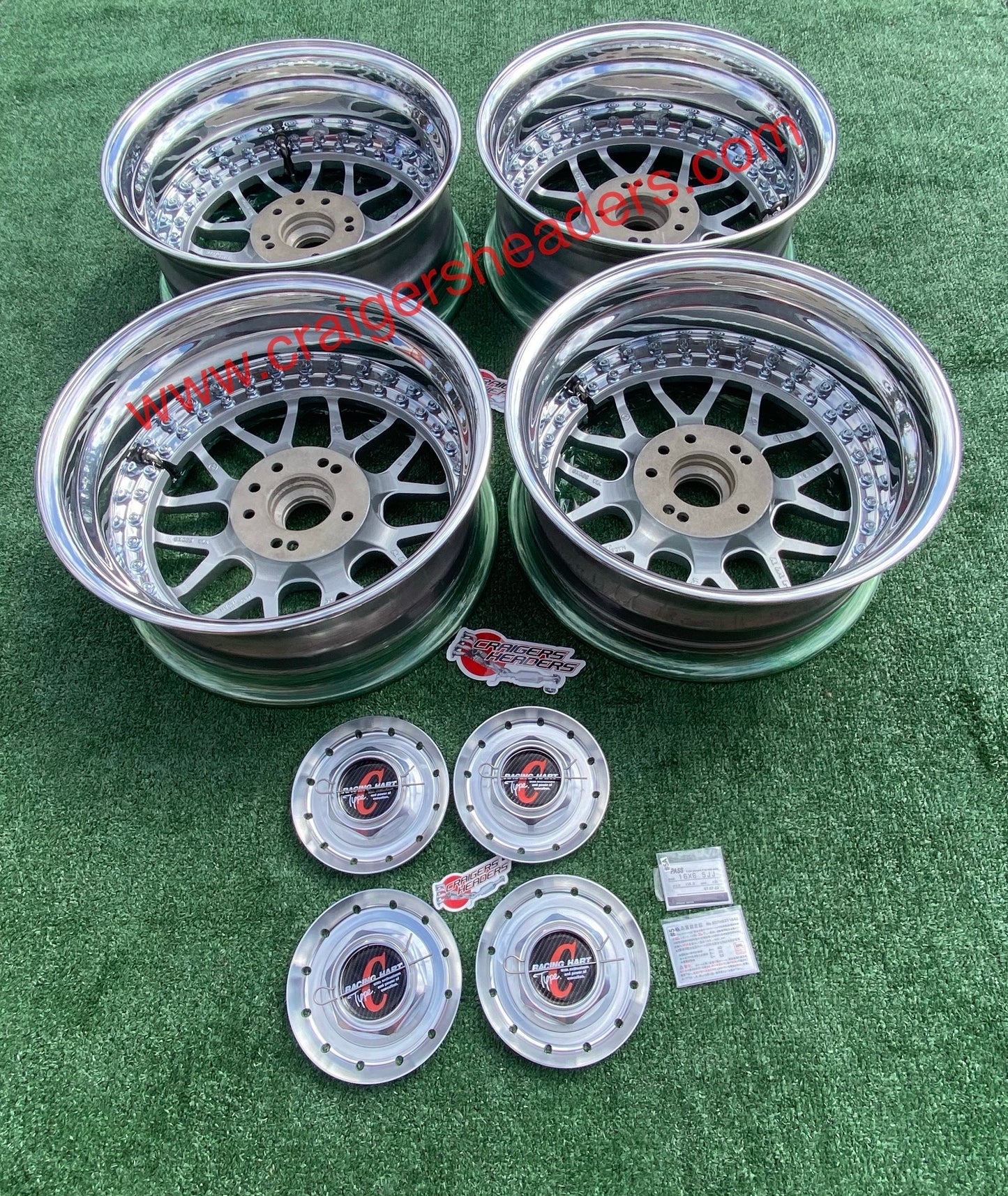 Racing Hart Type C’s - 4x114 & 5x114 - 16 x 6.5" +31 Offset